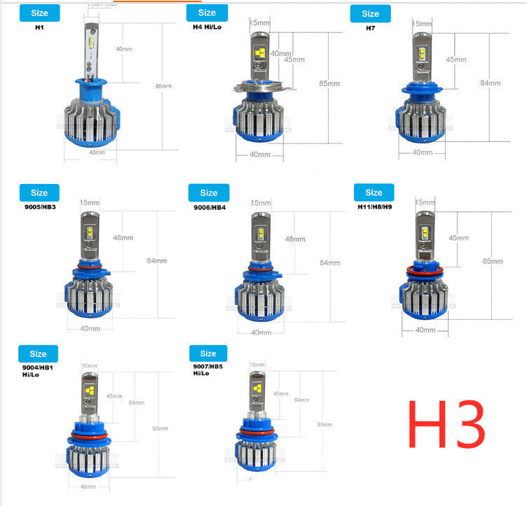 Λάμπα LED αυτοκινήτου H4 Φωτιστικό αυτοκινήτου