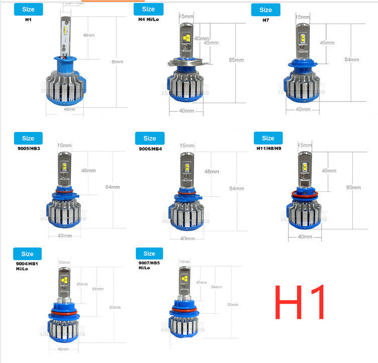 Λάμπα LED αυτοκινήτου H4 Φωτιστικό αυτοκινήτου